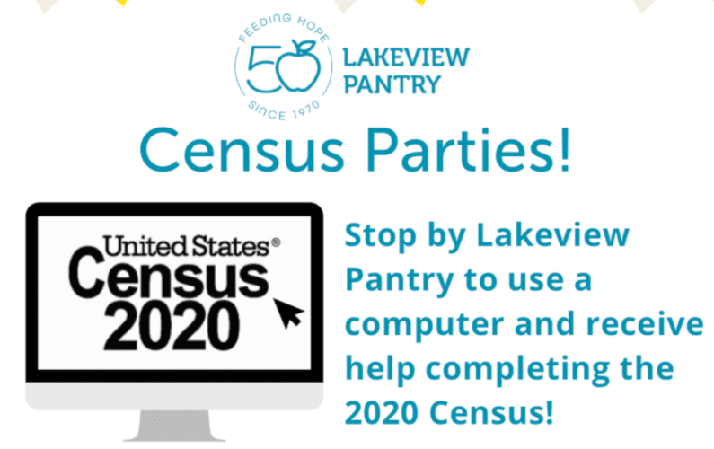 Complete the Census at Lakeview Pantry’s Census Parties!