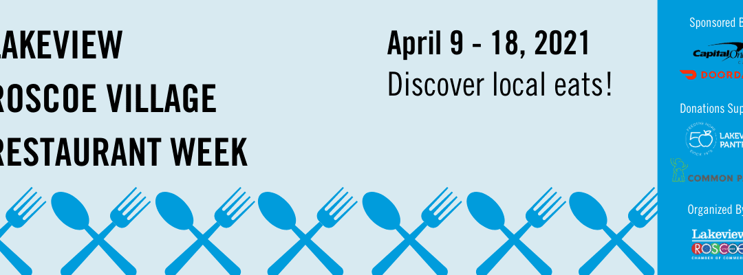 Lakeview Roscoe Village Restaurant Week is April 9-18!