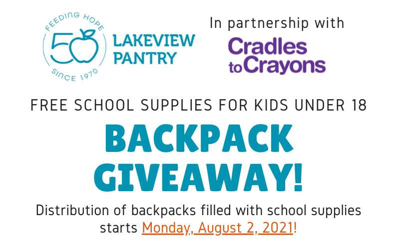 Backpack Giveaway Starts Monday, August 2!