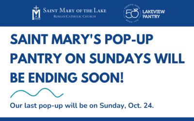 Saint Mary’s Pop-Up Pantry to End on Sunday, Oct. 24